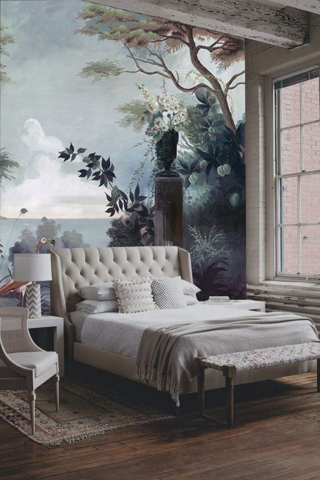 Cách vẽ tranh tường phòng ngủ đẹp, vẽ trang trí phòng ngủ.JPG